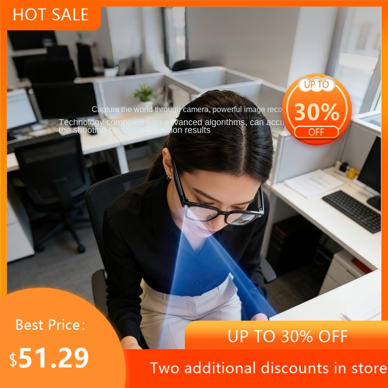 Smart Glasses Ar - Occhiali Smart con Fotocamera da 800W