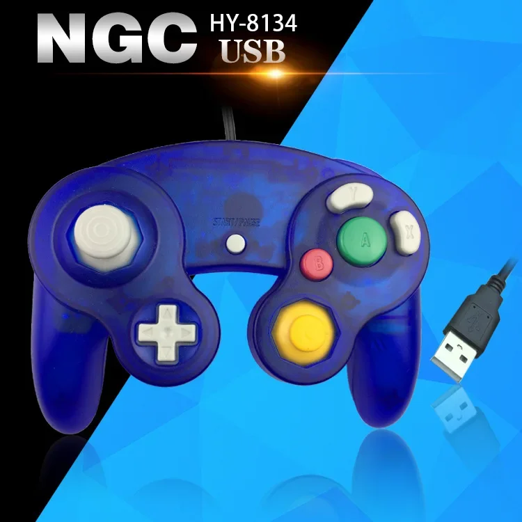 Retro Game Controller Usb - Controller USB con cavo per Gamecube,