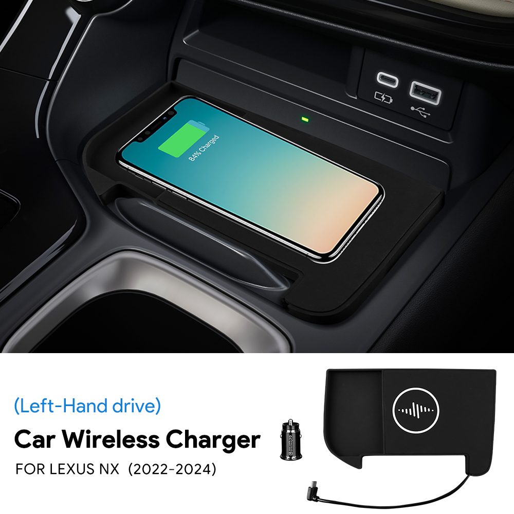 Wireless Phone Charger Pad - Per Lexus NX 2022 2023 2024