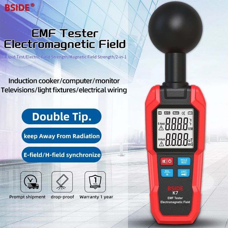 Electronics Quiz - 2025 Misuratore EMF Tester di campo
